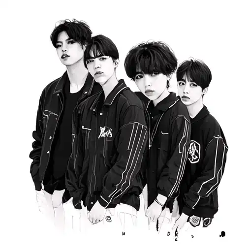 stray kids the kpop group tattoo design idea