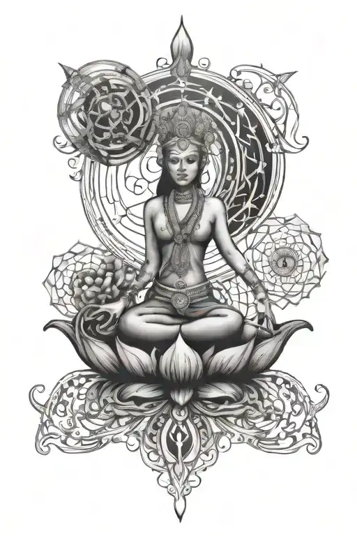 Kundalini spin tattoo design inspired tattoo design idea