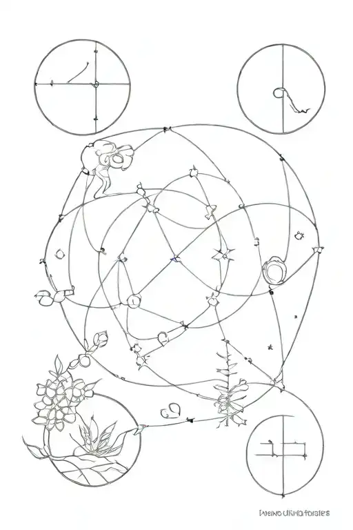astrology and biology inspired tattoo featuring tattoo design idea