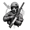 Combat Medic tattoo design idea