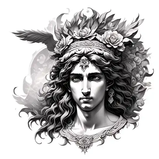 greek mythology tattoo design idea