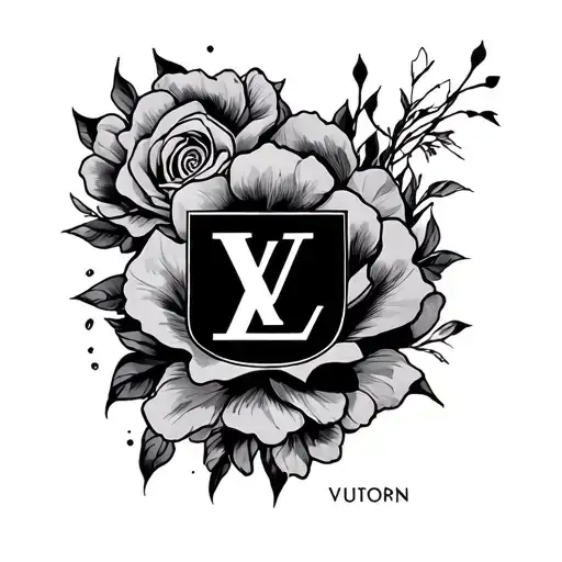 Louis Vuitton tattoo design idea