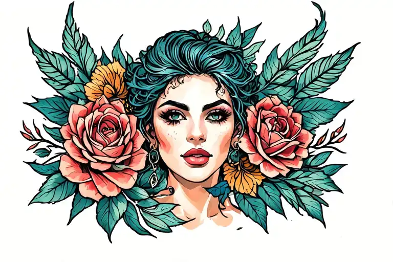 Plaster back with me tattoo design idea