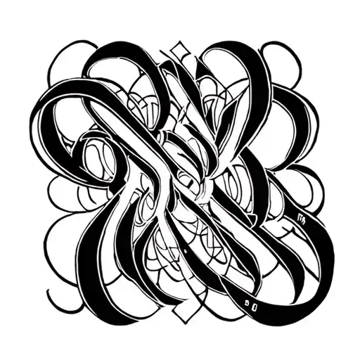 "malde" Two Word Ambigram Generator tattoo design idea