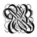 "malde" Two Word Ambigram Generator tattoo design idea