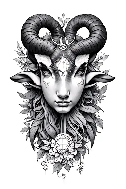 virgo libra aries zodiac sign tattoo design idea