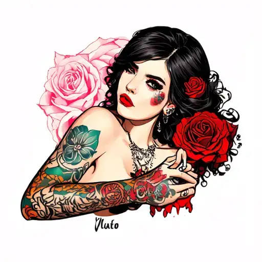 slut BBC only tattoo design idea