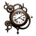 Steampunk Clock tattoo design idea