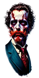 jekyll and Hyde addiction theme arm sleeve tattoo design idea