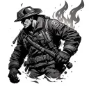 Fire Force tattoo design idea