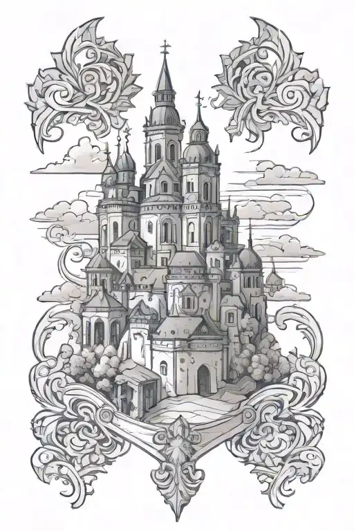 Eastern European travller tattoo design idea