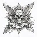 god's plan tattoo design idea