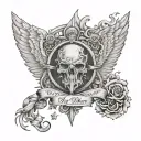 god's plan tattoo design idea