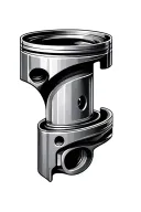 2d car piston transitioning to 3d tattoo design idea