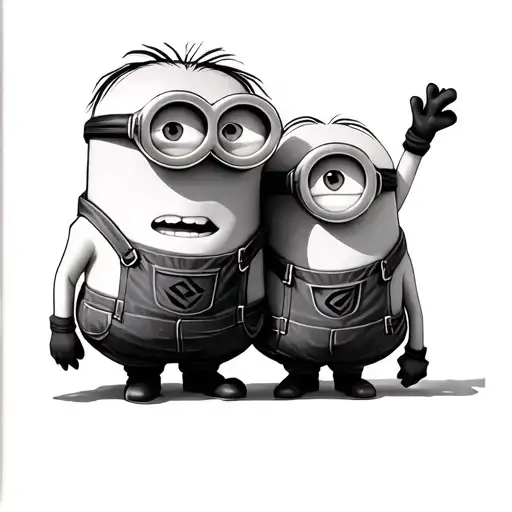 Minions tattoo design idea