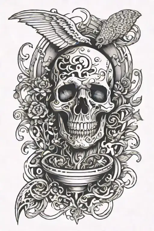 resurrection of a lost soul tattoo design idea