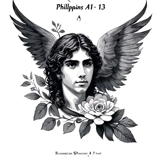 Philippians 4 13 tattoo design idea