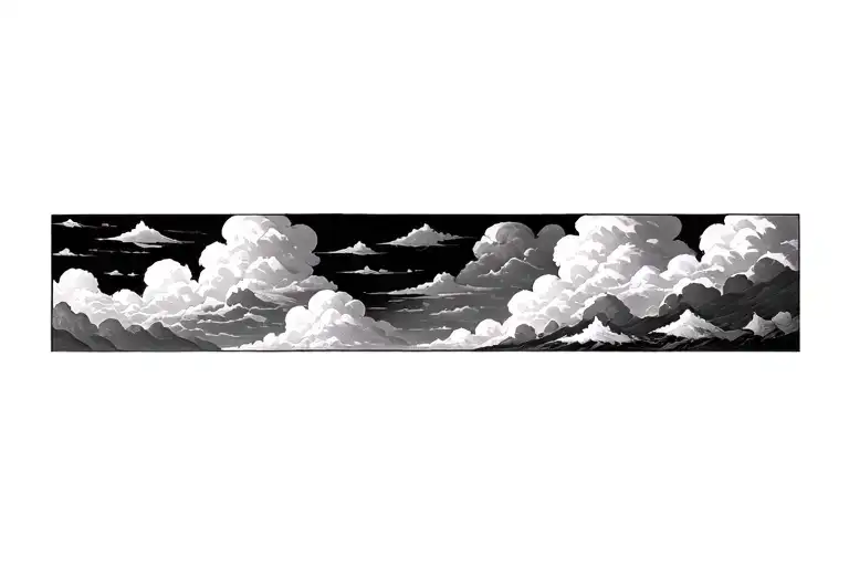 red clouds of akatsuki cloud patterns tattoo design idea