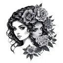 Srelm  DS wives tattoo design idea