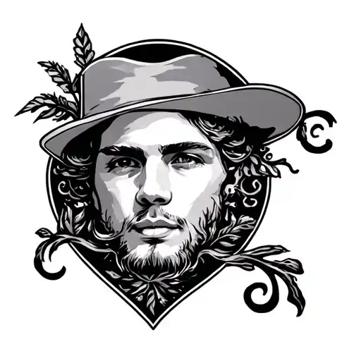 Camino del Norte tattoo design idea