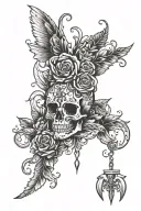 cuckold chastity tattoo design idea