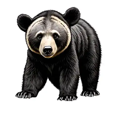 Mama Bear Baby Bear tattoo design idea