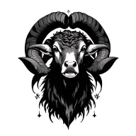 Aries Taurus tattoo design idea