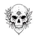 traditional flash sheet tattoo design idea