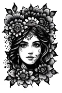 henna tattoo tattoo design idea