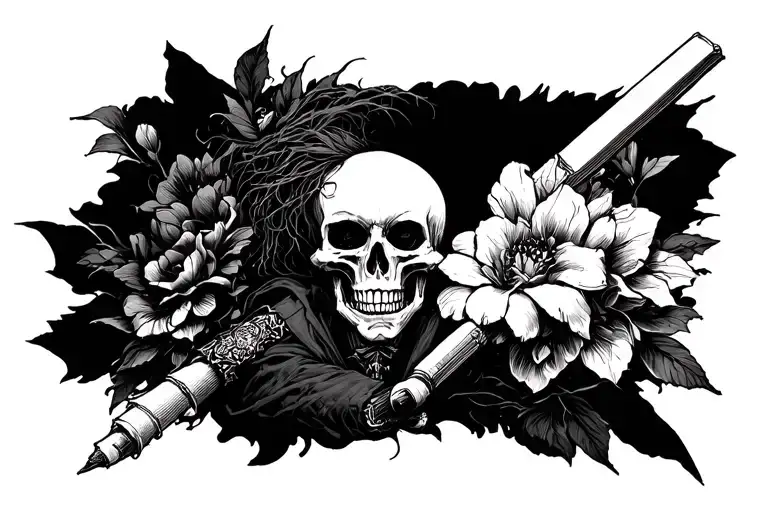 death note tattoo design idea