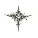 Coverup Abstract Patterns tattoo design idea