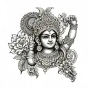 murugan arm sleeve tattoo design idea