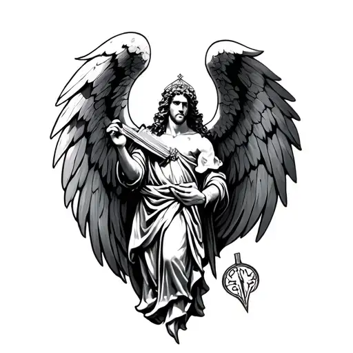 St Michael tattoo design idea