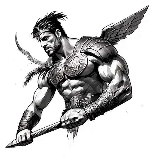 Spartacus tattoo design idea