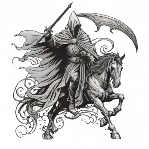 9 Nazgul tattoo design idea