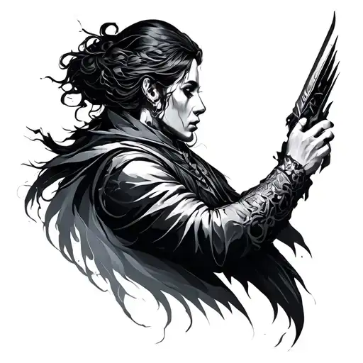 Solo leveling tattoo design idea