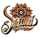 Name tattoo Siddhi name tattoo tattoo design idea