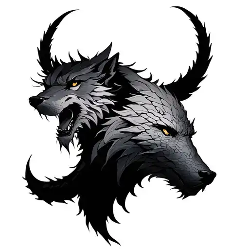 Fenrir AMD Jörmungandr tattoo design idea