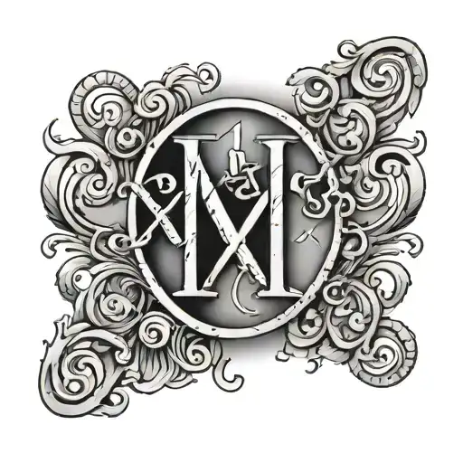 1992 Roman Numerals tattoo design idea