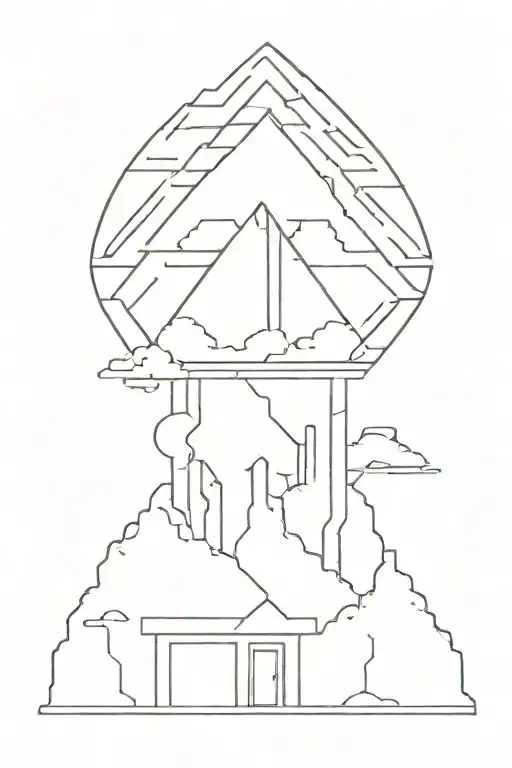 twin Peaks Red Room tattoo design idea