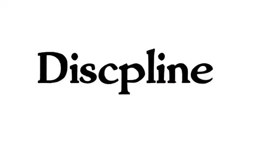 "discipline" tattoo design idea