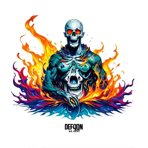 defqon1 no guts no glory tattoo design idea