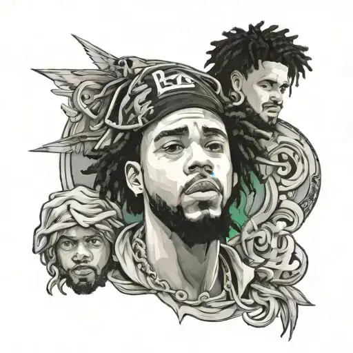 love yourz j cole tattoo design idea