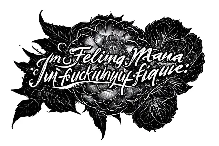 I'm feeling mana-fucking-fique! tattoo design idea