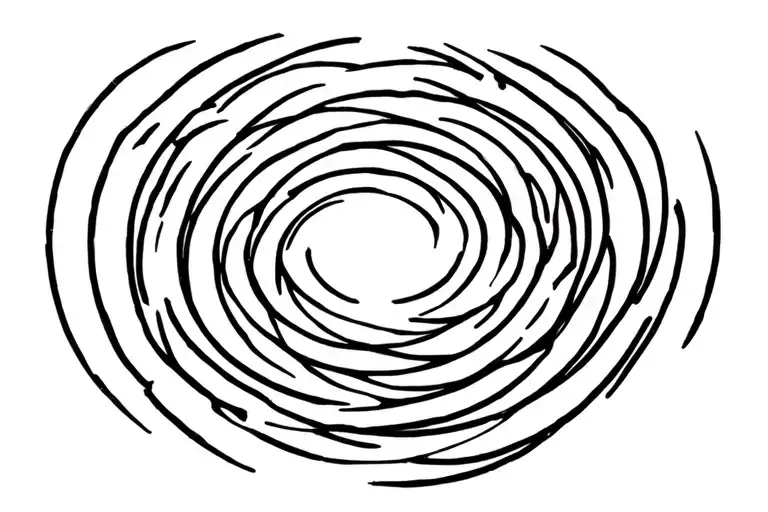 fibonacci spiral tattoo design idea
