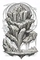Linkin Park Meteora album cover tattoo design idea