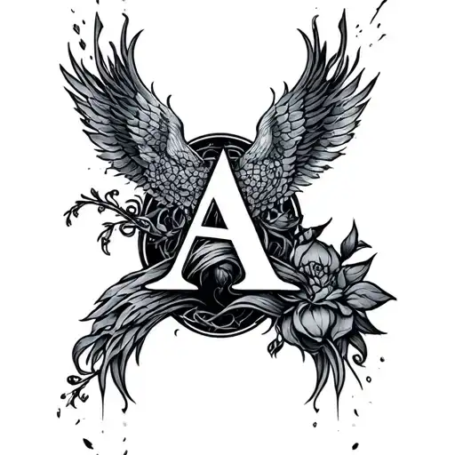 A — AuthorityL — LoyaltyP — PowerH — HonorA — Ascend tattoo design idea