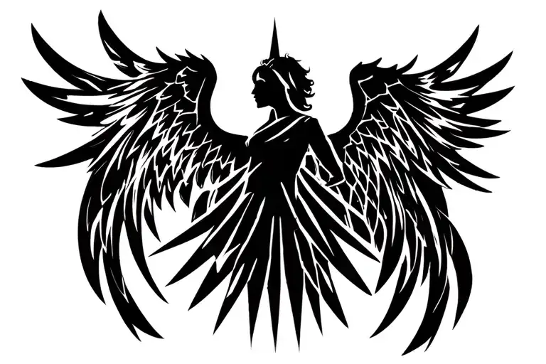 arch angel michael tattoo design idea