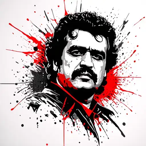 Pablo Escobar tattoo design idea