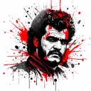 Pablo Escobar tattoo design idea